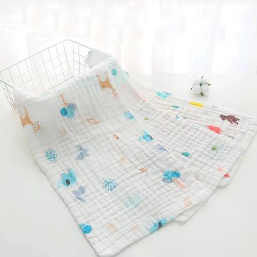 动感光波 6层纱布毛巾 规格 25厘米*25厘米 商品图2