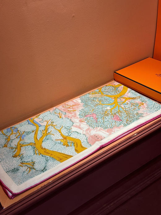 秋冬特惠💰420 爱马仕围巾 秋冬搭配利器 双面同色 版真丝羊绒披肩！ 商品图5