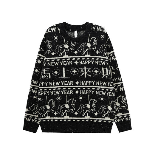 【新品上新】HX 春季圆领毛衫C107610009101 商品图0