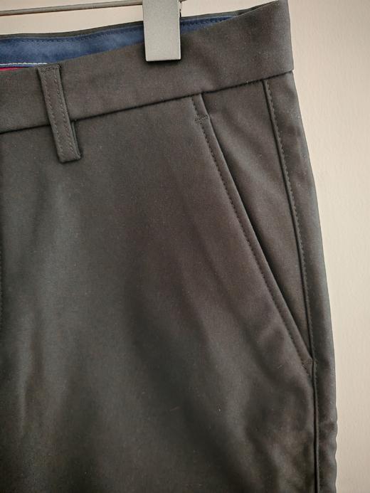 Hazzys哈吉斯男装冬季新款纯色磨毛长裤商务休闲裤 商品图1