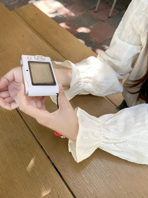 <曾小咸推荐>法式泡泡袖花边衬衫 商品图7