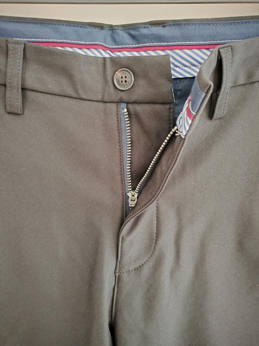 Hazzys哈吉斯男装冬季新款纯色磨毛长裤商务休闲裤 商品图5