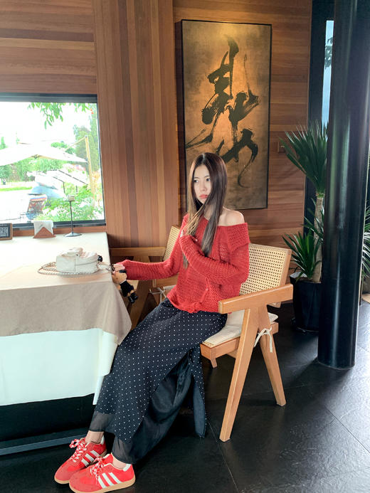 <曾小咸推荐>现货秒杀 ！微信超特价！慵懒风镂空针织衫 日常199.99 立减110 秒杀89.99！！ 商品图8