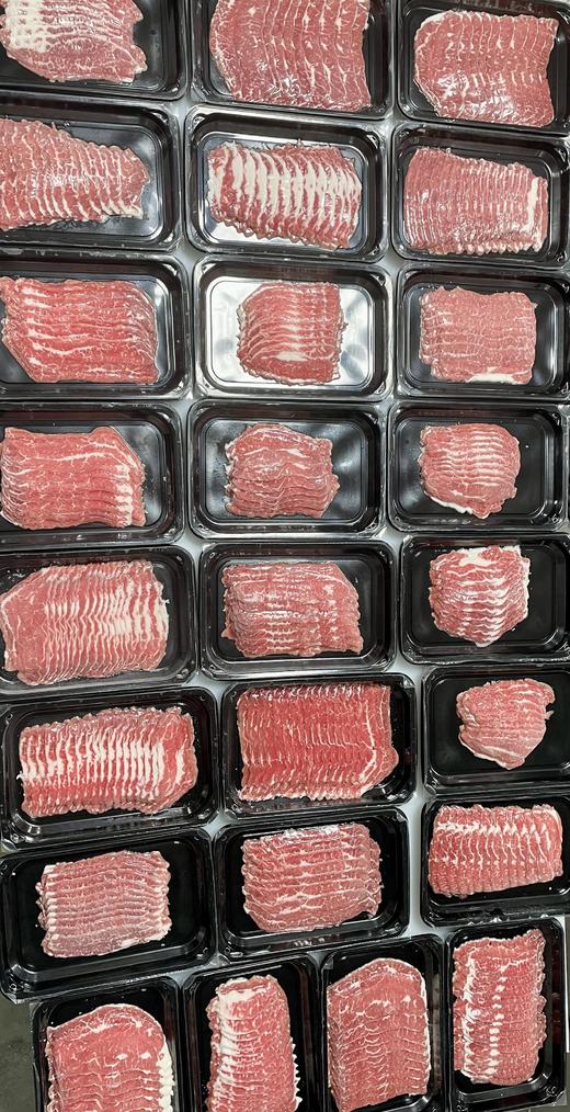纯血黑安格斯原切肉片多款 尊贵厚片 整肉原切 烤肉 涮锅上品 精修 新鲜 无激素无添加 顺丰冷链包邮|百里食牛 1231 商品图7