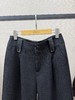 撞色羊毛阔腿裤 商品缩略图1