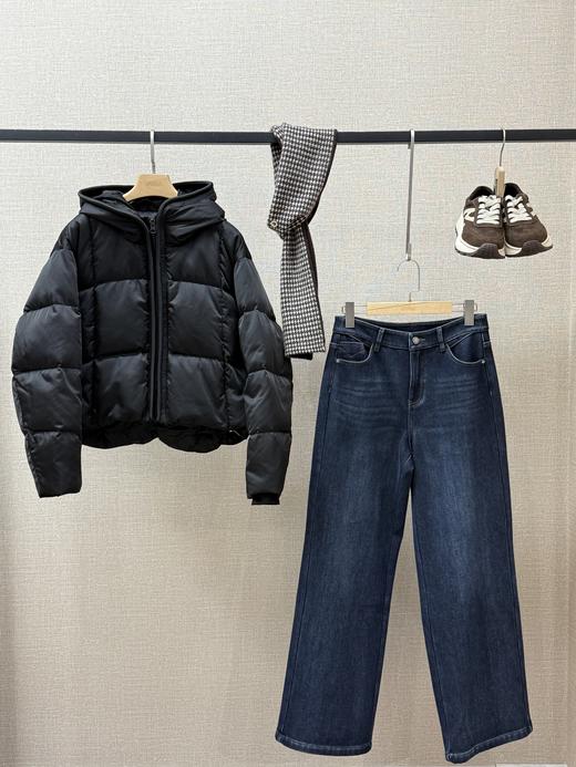 拼接短款鹅绒服 商品图1