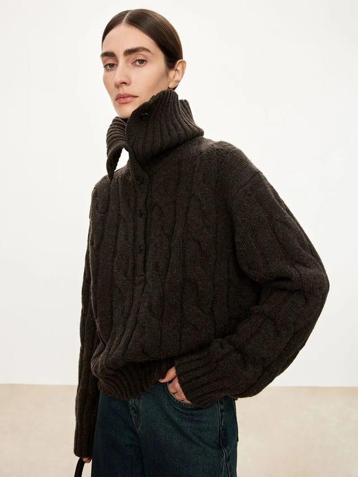 复古绞花多穿羊毛衫 商品图1