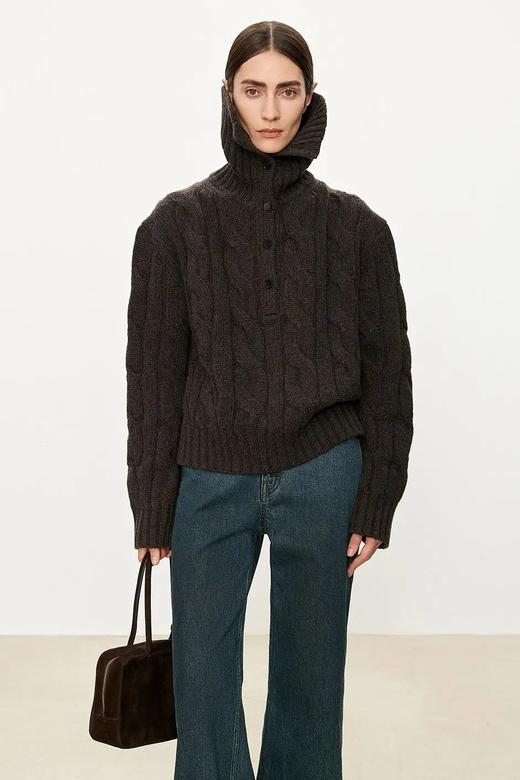 复古绞花多穿羊毛衫 商品图2