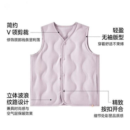 羊毛无痕儿童羊毛背心马甲2026新款羊毛保暖男女童内外穿加厚上衣坎肩 商品图2