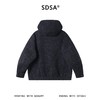 J9165SDSA男士秋冬新款痞帅男装简约时尚拉链立领连帽夹克外套宽松百搭 商品缩略图5