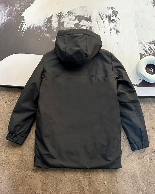 谱拉达连帽防风中长款羽绒服 商品图2