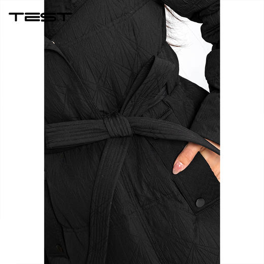 冬上新时尚气质设计感保暖舒适长羽绒2254217 商品图3