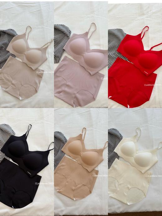 【GZ】无忧购新年红舒适裸感亲肤简约氧气棉内衣套装 3903（截单后3-5天发货) 商品图8