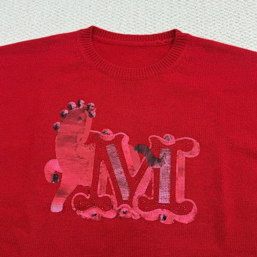 新年系列 Max亮片钉珠羊绒羊毛衫 商品图3