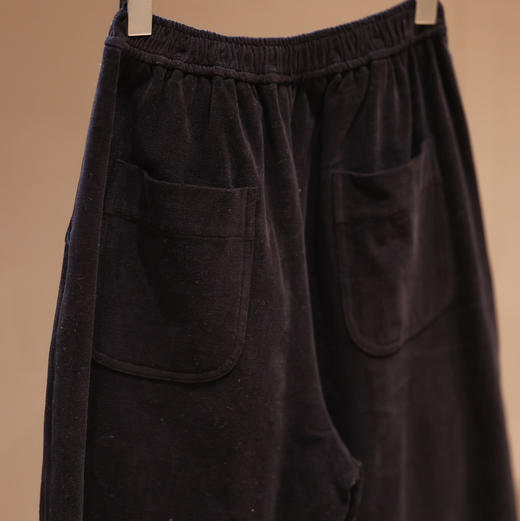 之如初 大口袋拉绒直筒裤 商品图3