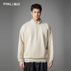 PINLI品立2026春季新款男士潮牌拉链立领落肩袖套头卫衣纯色上衣B262109004 商品缩略图2