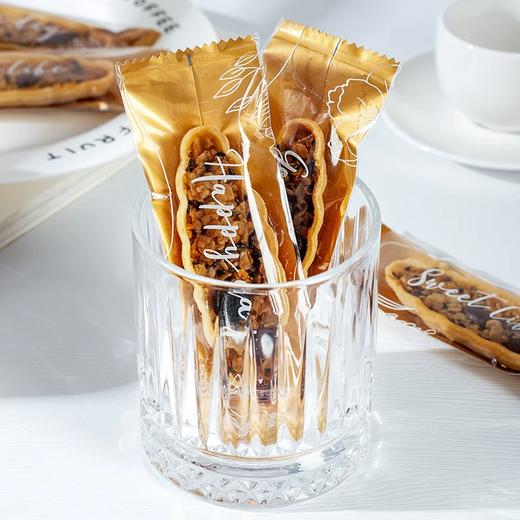 约100个 咖色英文三合一 糯米船包装袋 机封袋 棒棒糖焦糖杏仁脆包装袋 商品图2