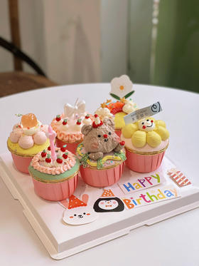 黄油小熊杯子蛋糕