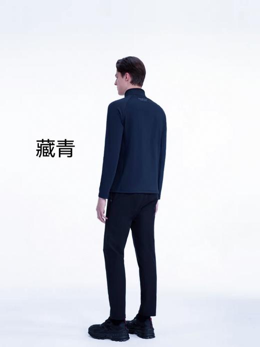 点此购买 比音勒芬冬季男士加绒半拉链长袖打底衫 ss 338972 商品图9