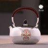 李小白银壶 纯银9999烧水壶 金银错 脸谱 银壶烧水壶 烧水银壶 银壶 茶壶 商品缩略图0