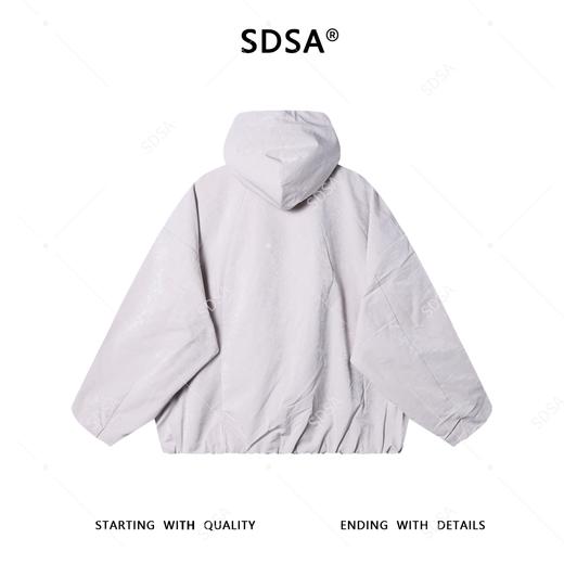 W2770SDSA男士秋冬新款痞帅男装韩版纯色斜拉链设计连帽夹克外套百搭 商品图5