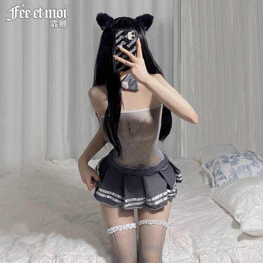 霏慕性感水手连身袜套装7598 商品图3