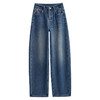 牛仔弯刀裤加绒保暖阔腿裤，宽松休闲裤长裤MYX-XYF-1576-Y 商品缩略图4