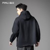 PINLI品立2026春季新款男士潮牌宽松纯色连帽落肩袖套头卫衣上衣B262109005 商品缩略图3