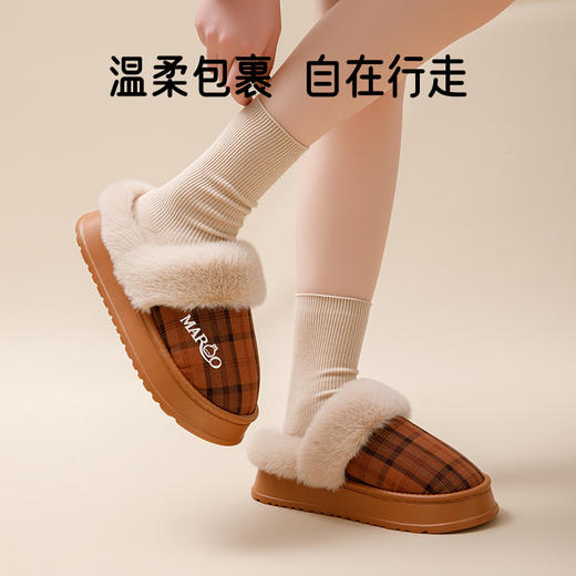 【YW】无忧购棉鞋鞋流氓兔毛拖鞋室内家居鞋保暖舒适棉拖ZS-3114（截单后3-5天发货) 商品图1