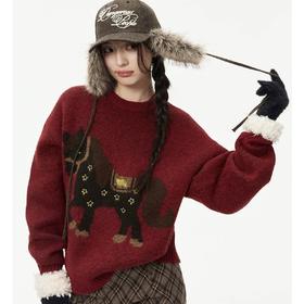（小眠专属）富比羊新年小马羊毛衣