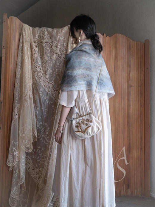 By Walid 原色古董蕾丝连衣裙 商品图7