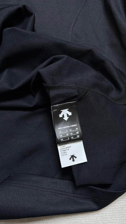 原单正品 DESCENTE迪桑特TRAINING男士SOLOTEX长袖半拉贴身保暖针织衫，M-3XL 商品图7