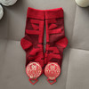 【好运来❗️立体毛圈红袜】经典中国红配色，寓意满满的好运和福气，立体毛圈加厚保暖，袜口弹力设计，不勒脚不下滑，本命年红袜子立体毛圈袜发财加厚中筒袜年袜QQ 商品缩略图8