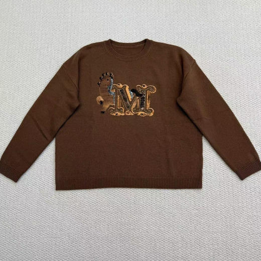 新年系列 Max亮片钉珠羊绒羊毛衫 商品图7