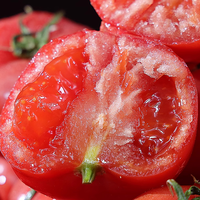 普罗旺斯西红柿自然成熟新鲜沙瓢有籽大番茄不催熟酸甜多汁果肉紧实人工采摘口口爆汁