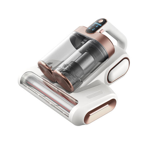 【净螨新科技】LED显示无线除螨仪 大吸力家用床上吸尘器 双尘杯滚刷拍打紫光杀菌机 除螨机 商品图5