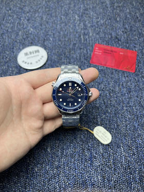 定制渠道货 欧米茄海马300米潜水系列 瑞士机 蓝色盘 深海之蓝 男士腕表 搭载瑞士ETA-2824全自动机械机芯