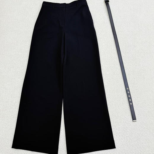 Max垂坠 高腰宽腿直筒裤 配腰带 商品图0