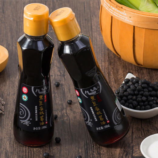 吉成有机黑豆酱油特级365天古法酿造 商品图3