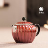 李小白银壶 纯银9999泡茶壶 纯手工制作 铜包银菊瓣泡壶 商品缩略图2