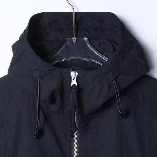 W0323SDSA男士秋冬新款痞帅男装潮牌纯色多口袋拉链立领连帽夹克潮牌 商品图2