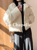 专柜实拍【超轻90鸭绒】拉夏贝尔/La Chapelle通勤简约翻领短款羽绒服女百搭时尚保暖厚外套冬季 商品缩略图1