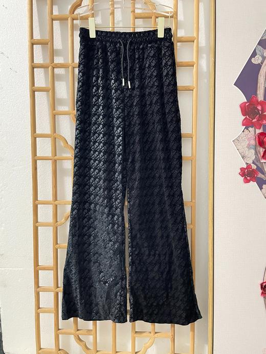 「断码清仓」大码提花金丝绒运动套装 L码  ZFYY269 商品图8