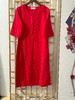 「断码清仓」精品新中式提花亚麻玉石朱砂扣中袖旗袍连衣裙 S码  ZFYY274 商品缩略图0