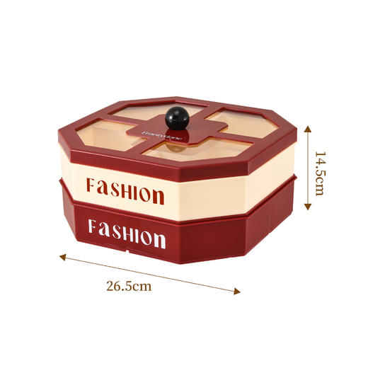 【新款！限定多巴胺复古多用盘】 轻奢高颜值家用客厅茶几零食糖果盒 创意多巴胺方形果盘 商品图7