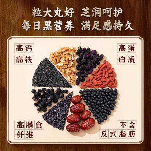 爆款-芝麻丸阶段性深度滋补10罐装 商品图7