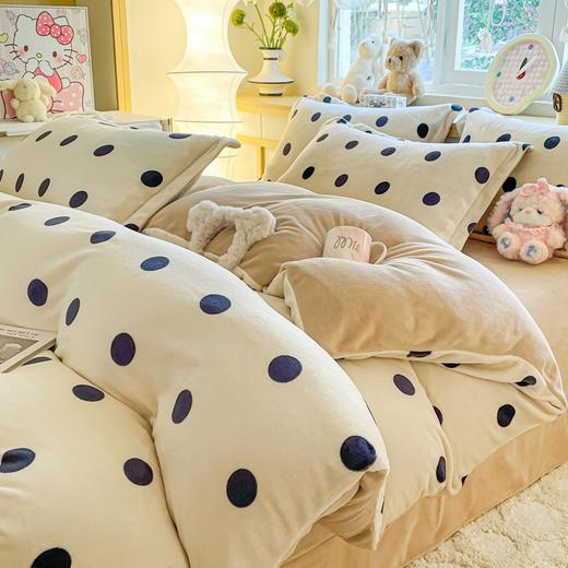 【YW】无忧购“清仓福利”床上套件秋冬新款床单被套双面牛奶绒田园风家用四件套（截单后3-5天发货) 商品图10