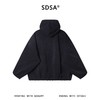 W2770SDSA男士秋冬新款痞帅男装韩版纯色斜拉链设计连帽夹克外套百搭 商品缩略图5