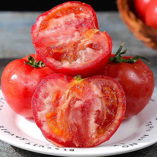 普罗旺斯西红柿自然成熟新鲜沙瓢有籽大番茄不催熟酸甜多汁果肉紧实人工采摘口口爆汁 商品图1