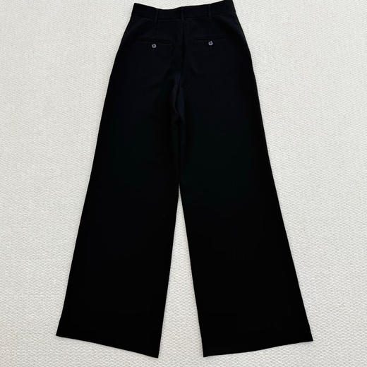 Max垂坠 高腰宽腿直筒裤 配腰带 商品图6